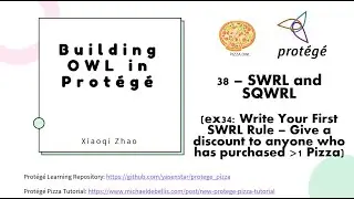 Построение онтологии в Protege (pizza.owl) - 38 правил SWRL ex34