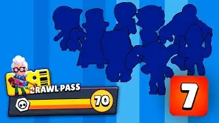 GANHEI 10 NOVOS BRAWLERS ZERANDO O BRAWL PASS!! #2