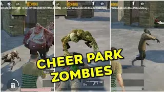 CHEER PARK ZOMBIES😵 | PUBG MOBILE NEW ZOMBIE MODE | PUBG MOBILE NEW FEATURES