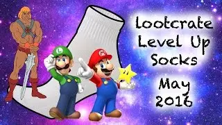 Lootcrate Level Up Sock May 2016