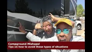 BIG RV Camping - Campground MISHAPS and tips to avoid! 😳 (#rvlife Grand Design Momentum 399TH)