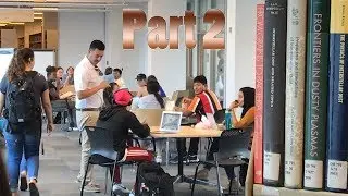 BLASTING INAPPROPRIATE MUSIC IN THE LIBRARY!!! (PART 2)