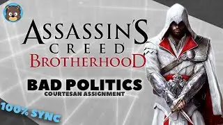 Assassin's Creed Brotherhood Remastered | Courtesan Assignment - Bad Politics - 100% Sync
