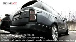 ENGINEVOX. Дизайн звука двигателя RANGE ROVER 3.0D