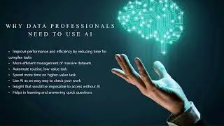 Why Data Professionals Need to Use AI | By Anmol
