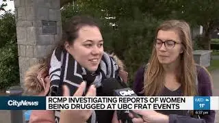 UBC frat events suspended after students reportedly roofied