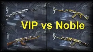 Crossfire NA: AK-47 Noble beast vs AK-47 VIP | Comparison + Gameplay