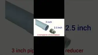 2.5 inch reducer to 3 inch pvc pipe connection