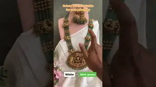 In trend colour contrast guide for Necklaces, Follow us for more such tips