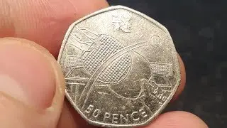 2011 Table Tennis 50p coin Worth?