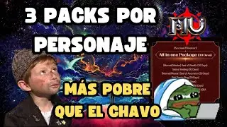 ⚙️Gasté más de 100K WCoins en Packs de Leveo 😳 | MU Online