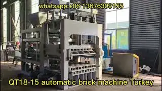 QT18-15 Large automatic brick making machine Turkey India
