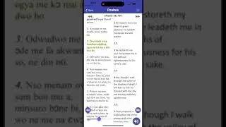 Twi Ga Fante & English Bible iOS App with Full Audio
