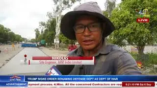 MAPUNG FABA IMPHAL SMART CITY UBA PHANGDRABASU,  WHITE TOPPING GI LAMBI FAOBADI CHATPA PHANG-GADOURI