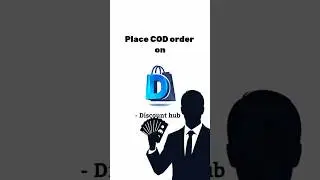 how to place Cash on delivery order on Discount hub