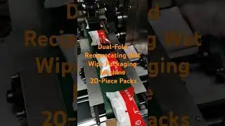 Dual-Fold Reciprocating Wet Wipe Packaging Machine for Perfect 20-Piece Packs