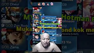 Reaksi Pascol Main Bareng Top Global Meta Ciki🔥