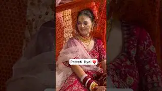 Love Uttarakhand Culture❤️ Kumaoni Bride #pahadan #pahadiculture #traditional #wedding #pahadibride