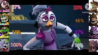 Fnaf twisted vs security breach with healthpoints