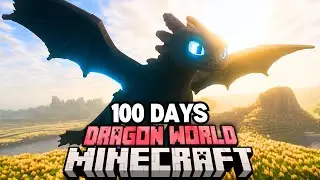 I Survived 100 Days in a LEGENDARY DRAGON WORLD in Minecraft