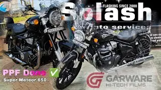 Royal Enfield Super Meteor 650 - Garware PPF Installation | Ultimate Paint Protection