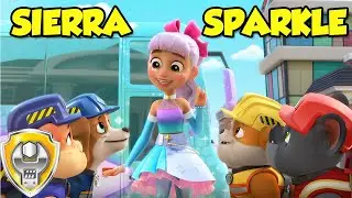 Meet Sierra Sparkle (Character Showcase) | Rubble - Paw Patrol | Cartoons for Kids