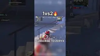 1vs2🔥  #shorts #shortvideo #pubgmobile #bgmi #zoryx #viralshorts #100daychallenge #day10