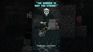 The Simplest Way to Defeat the Warden! #shorts #minecraft #minecraftwarden #warden