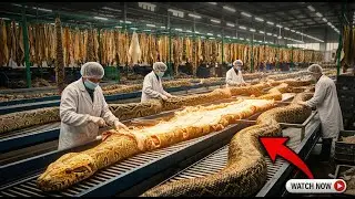 Inside the Snake Leather Factory &ndash; How Snake Skin Becomes Luxury Jackets & Bags | Complete Process