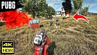WOW! JUGADOR PRO nos tira UNA MOTO VOLADORA con C4 en PUBG 😨