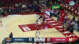 Tafara Gapare COAST-TO-COAST Euro Step Bucket vs. Bucknell | Maryland Basketball