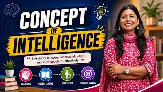 Concept of Intelligence |NET/JRF| Education| UGC NET Paper 2| UGC NET Paper 1
