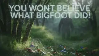 Forest Chaos! Bigfoot in Real Life Messed Up Everything We Left for Him!