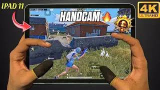 iPad 11 A16 😍 BGMI HANDCAM Smooth + 60 FPS 🔥 pubg test / Gameplay/ Best sensitivity