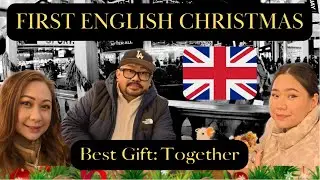 Our first Christmas in England together
