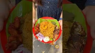 Prawns Biryani 🔥 #prawnsroast #prawnsbiriyani #biryanitime #foodpanda_talks