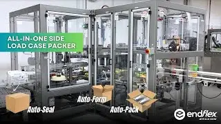 Form, Load & Seal RSC Style Cases with Stand Up Pouches with Boxxer All-in-One Side Load Case Packer
