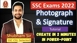 How to create photograph & signature to fill SSC exam forms in 2 minutes in latptop & desktop