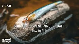 Level suspending jerkbait with Tungsten weight casting system | Nomad Design Shikari
