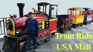 Choo Choo Train Ride In USA Shopping Mall