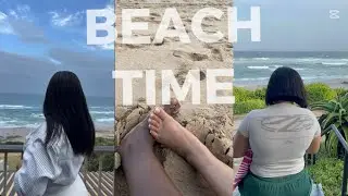 First Time at the Beach🤭