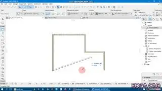 ROGA CAD. Simple way to make a floor plan in ARCHICAD software