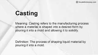 Casting Meaning