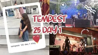 Miranda House tempest' 25  day 1 ✨🤟//#tattvaband //#vlog  #tempest