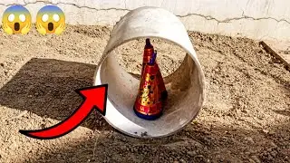 5Mm Water Pipe Vs Diwali Anar 💥 क्या अनार इस पाइप को पिघला पाएगा | Cracker Testing |Experiment Vikku
