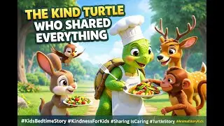 The Kind Turtle Who Shared Everything 🐢✨ | A Magical Bedtime Story for Kids