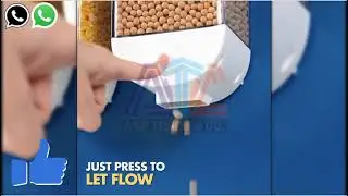 Wall Hanging Food Storage Container - Wall-mounted Dry Food Dispenser Review 2020 - Does it Work?