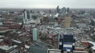 CIS Insurance Building Manchester - Drone flyby