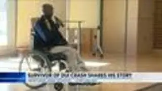 DUI crash survivor shares his story