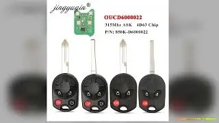 jingyuqin 315433Mhz Remote Car Key Fob For Ford CMax Edge Escape Focus Lincoln Mazda Mercury